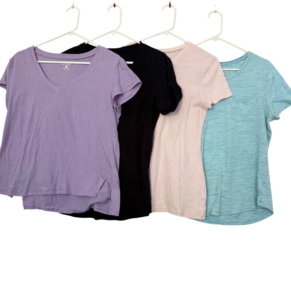 Mixed‎ Lot 4 Short Sleeve T-shirt Tops L Work Casual Gorpcore Workout Minimalist